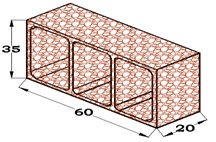 BLOQUE RETICULAR 35X20X60 ARLITA