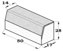 BORDILLO BICAPA 50X28X17X14 R3,5