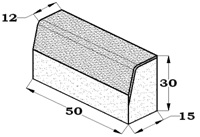 BORDILLO BICAPA 50X30X15X12 R3,5