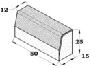 BORDILLO BICAPA 50X25X15X12 R3,5 (20 ML)