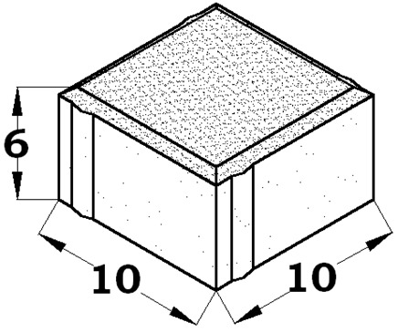 ADOQUIN BC 10X10X6 ALBERO