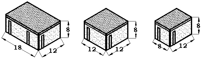 ADOQUIN BC 12 X (18-12-8) H=8 ALBERO